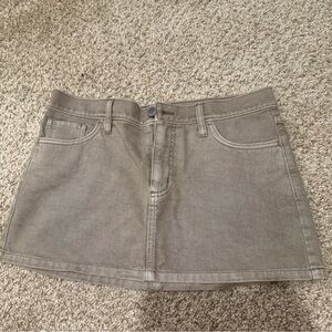 Aritzia Tan Mini Skirt Tan